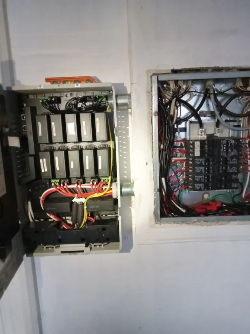 Electrical panel upgrade completed for Indoor Lighting Installation in Crystal City